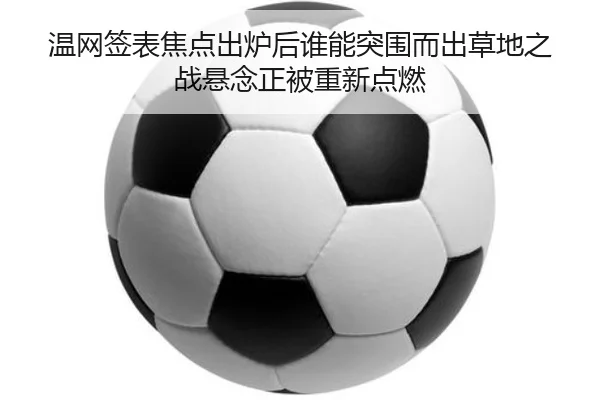 温网签表焦点出炉后谁能突围而出草地之战悬念正被重新点燃